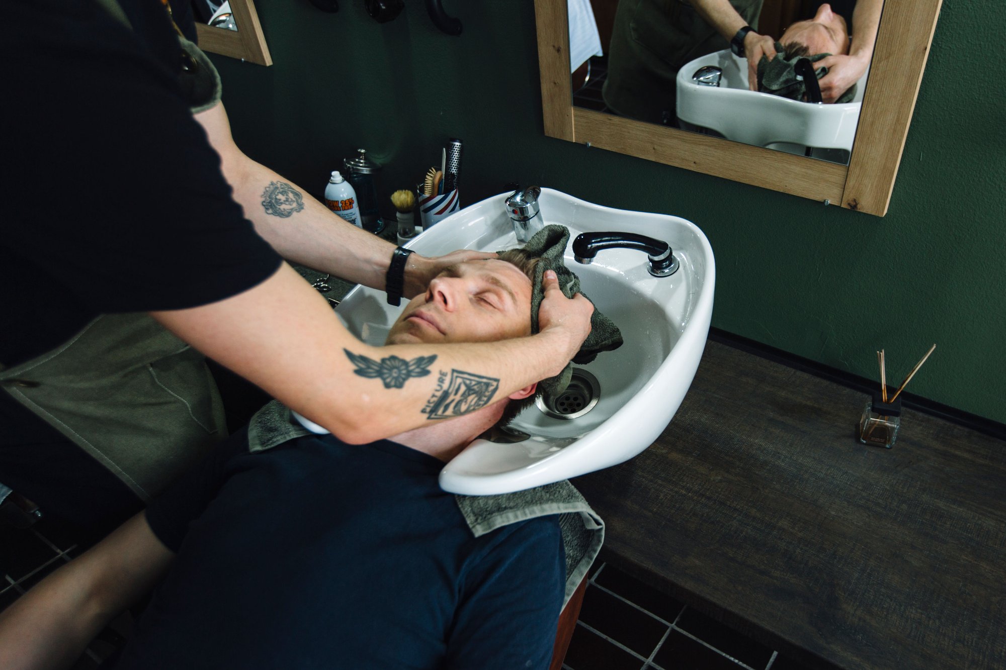 Hair washing